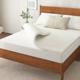 thumbnail image 3 of NapQueen 1.5'' Ventilated Memory Foam Mattress Topper, CertiPUR-US Certified, Full, 3 of 10