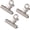 Silver, variant on Bulldog Paper Clips Rose Gold, 20 Pcs 2 Inch Large Metal Binder Hinge Clip for Office, Food Bags, Pictures Photos, Art Crafts (50 mm)
