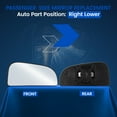 thumbnail image 3 of SPEEDWOW 68067730AA Right Side Lower Mirror Glass Compatible with 2010-2018 Dodge Ram 1500 2500 3500 4500 5500 Towing Mirrors Ram Passenger Side Convex Mirror Glass with Rear Mounting Bracket (Right), 3 of 7