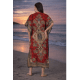 thumbnail image 3 of Women’s Viscose Printed Kaftan/Maxi Dress with Drawstring Waist/Ethnic Design SET OF 2, 3 of 9