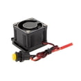 thumbnail image 2 of Vogacara Ventilador de refrigeración, instalación práctica multicolor, disipador de calefacción ligero, accesorios para coche RC, enfriador de Motor Kits de construcción modelo Negro Vogacara FN011109-01, 2 of 6