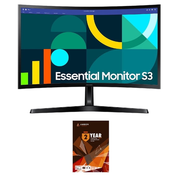 Samsung LS24D368GANXZA Curved Monitor with 2 Year Amber Protection (2026)