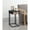 Black 24, variant on Modern Round End Table with Hairpin Legs, Cement Finish, 23.5 inch Small Side Table for Living Room