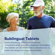 Superior Source No Shot Vitamin B-12 Cyanocobalamin 5000 mcg - Vitamin B-12 to Support Energy Production, Brain Health & Overall Wellness - Sublingual Tablets - 100 Dissolvable Tablets