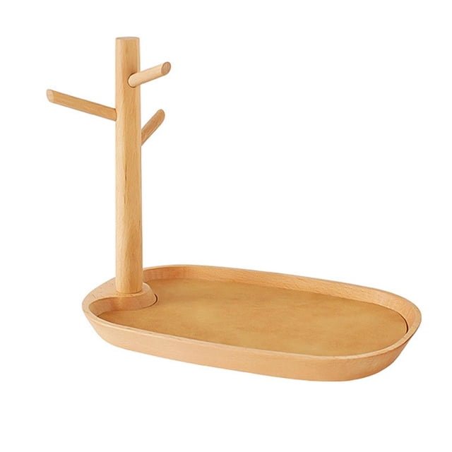 Bandeja De Rama De Haya De Estilo Nórdico, Bandeja De Almacenamiento, Bandeja Decorativa, Bandeja De Servicio Para Llave De Porche, Artículos Pequeños De Joyería Vogacara HA012965-00
