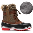 thumbnail image 3 of Dream Pairs Botas de nieve de invierno impermeables a media pantorrilla para mujer RIVER_3 Dream Pairs RIVER_3, 3 of 6
