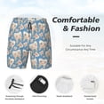 thumbnail image 3 of Fotbe Funny Cute Healthy Teeth Men’s Swim Trunks Quick Dry Swim Shorts Board Shorts with Mesh Lining-Small, 3 of 6