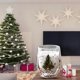 thumbnail image 4 of Double Layer Glass Mug 300ml Heat Resistant Water Cup Drinkware for Hot Beverage Glassware with Christmas Pattern, 4 of 5