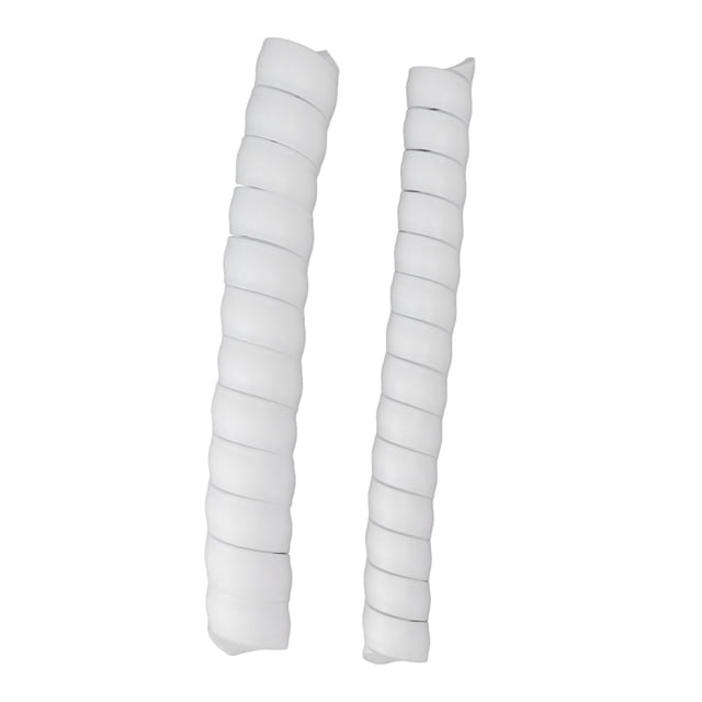 Tubos de plástico en espiral para proteger árboles jóvenes y corteza de plantas de ciervos, conejos, roedores y cortacéspedes, paquete de 2 protectores de árboles