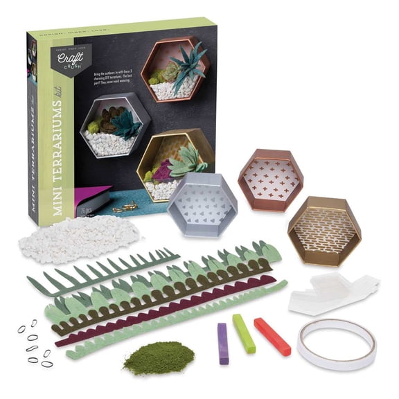 Craft Crush Mini Terrariums Kit