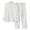 White, variant on Spring and Autumn Men's Cotton and Linen Tang Suit Chinese Long Sleeve Suit Chinese Style Retro Loose Tai Chi Tops Trousers Men