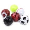 thumbnail image 2 of Pelotas para golf de Práctica de Surtido de 6 Piezas Baloncesto / Fútbol / Tenis / Béisbol kusrkot Pelotas de golf de varios diseños., 2 of 8