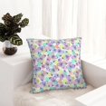 thumbnail image 6 of Fuzoiu Butterflies on Polka Dots Print Square Pillow Cover,Hidden Zipper Design,Luxury Square Pillow Case, Throw Pillow,Couch Cushion-12"x12", 6 of 7