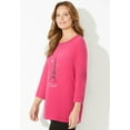 thumbnail image 6 of Catherines Women's Plus Size Glitter Graphic Tee, 6 of 6