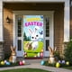thumbnail image 5 of CaiYueKe Easter Door Cover Decoration Outdoor Party Decor Spring Holiday Door Curtain Bunny Rabbit Egg Festive Atmosphere Photography Backdrop Vertical Horizontal Hanging Decorations, 5 of 7