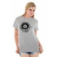 thumbnail image 3 of Whale Compass Free Spirit Animal Women's Graphic T Shirt Tees Brisco Brands L, 3 of 5