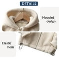 thumbnail image 2 of YOUI-GIFTS Toddler Kids Fleece Jacket Winter Warm Coat Zipper Long Sleeve Outerwear, 2 of 6