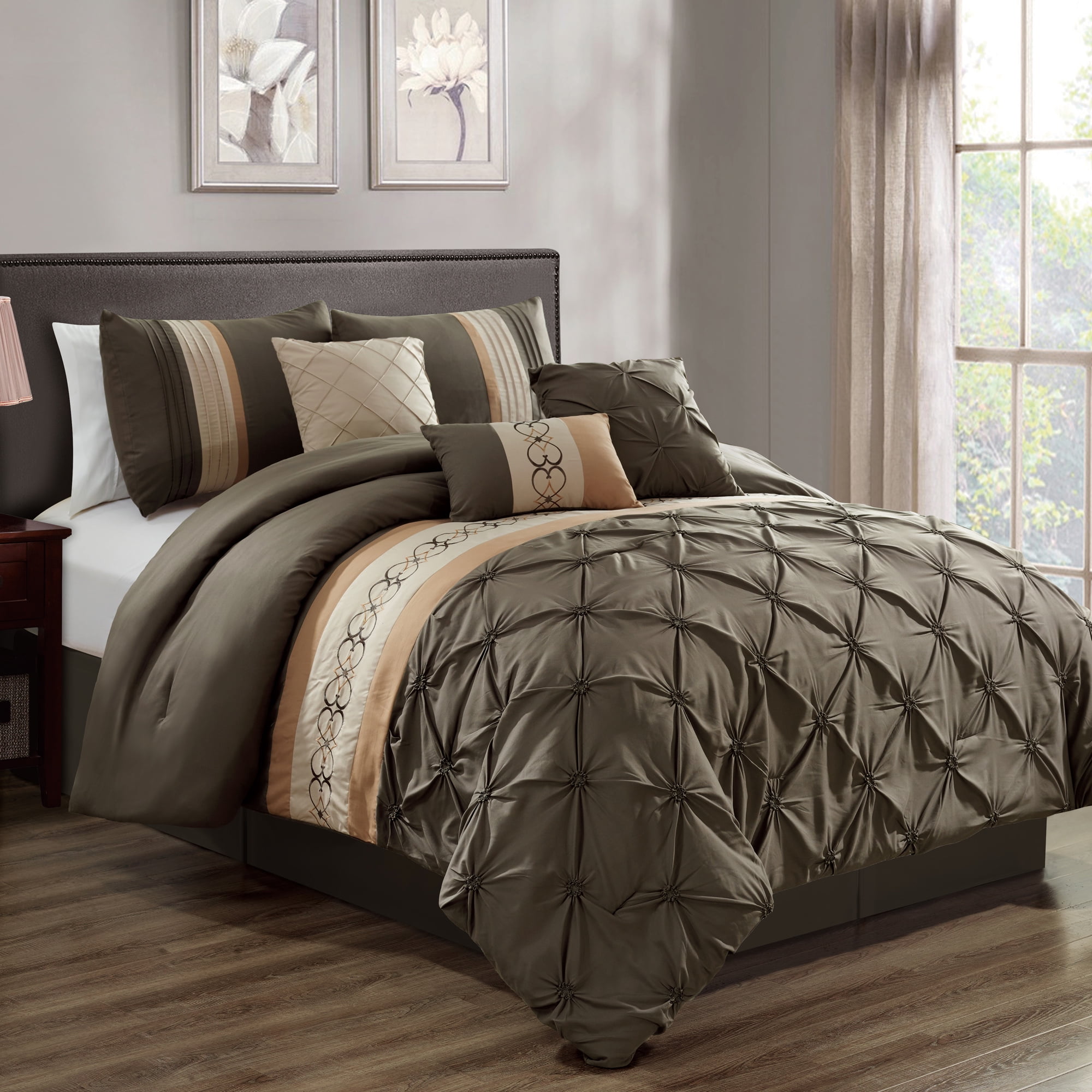 Sarah Luxury 7 Piece Comforter Set