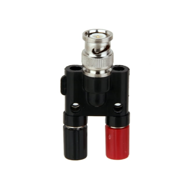 1x BNC Macho Macho a Doble Hembra Coaxial Conector Poste de Enlace Baoblaze Adaptador de enchufe macho BNC