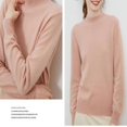 thumbnail image 3 of Women‘s Merino Wool Sweater Fall Winter Trendy Long Sleeve Mock Turtle Neck Soft Warm Pullover Tops, 3 of 5
