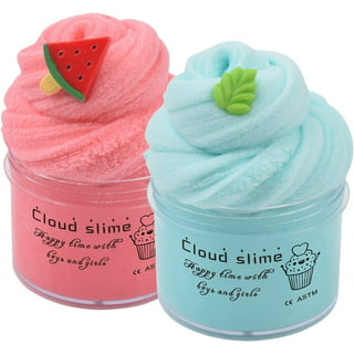 ESSENSON Slime Kit - Slime Supplies Slime Making Kit for Girls Boys, Kids  Art Craft, Crystal Clear Slime, Glitter, Slime Charms, Fruit Slices,  Fishbowl Beads 