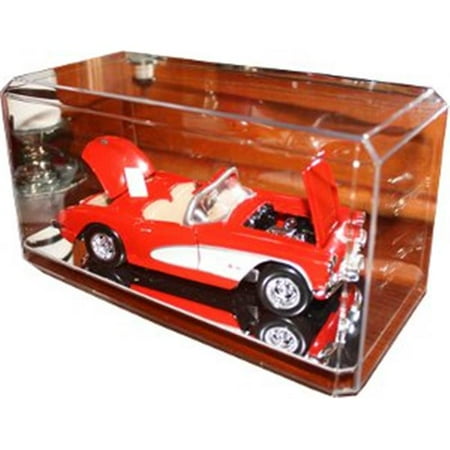 - CTBL-009810 Diecast Unsigned 1-24 Crystal Clear Display Case with Mirror-Like Base