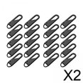 thumbnail image 1 of 2xRepair Tiradores De Cremallera Reemplazo De Tirador De Cremallera Resistente Para Mochilas Monederos N203 Negro, 1 of 8