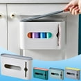 thumbnail image 3 of PATLOLLAV Kitchen Plastic Grocery Bag Holder and Dispenser,Hanging Garbage Bag Rack,Garbage Bag Storage Box Organizer,Wall Mounted Grocery Bag for Dispenser Storage for Home Kitchen Cabinet, 3 of 5