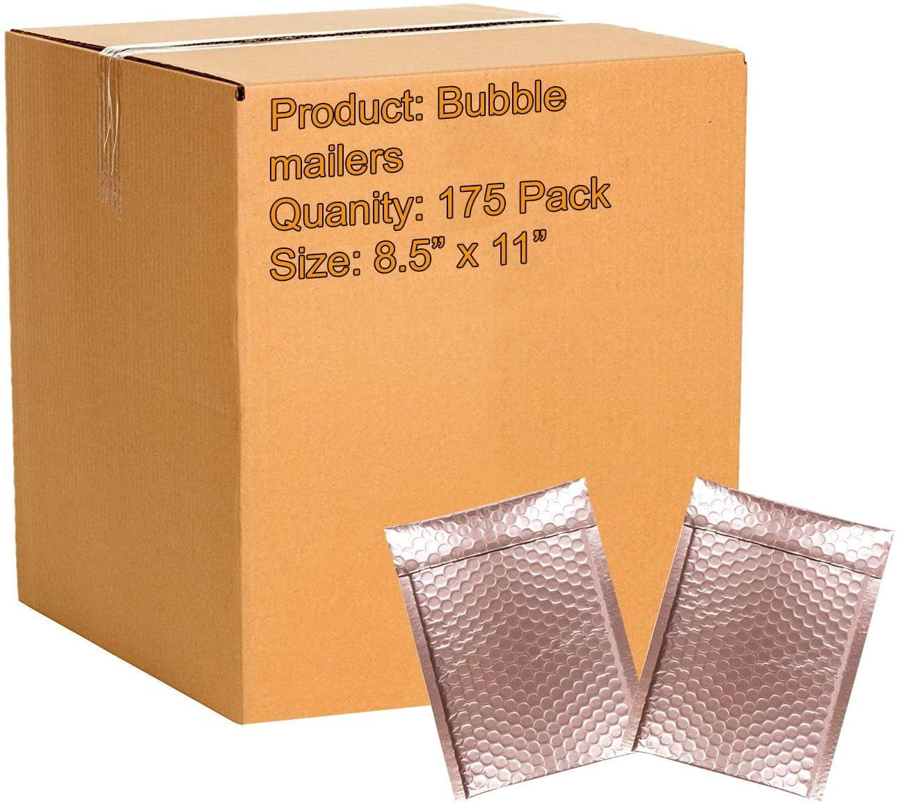 Hot Pink Cushion Envelopes Self-Sealing Laminated Shipping Bags for Mailing Packing 10 Pack Pink Poly Bubble mailers 8.5 x 11 Peel and Seal Packaging in Bulk. Padded Envelopes 8 1//2 x 11