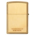 thumbnail image 3 of Zippo Woodchuck USA Birch Brushed Brass Pocket Lighter, 3 of 7