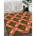 thumbnail image 3 of Ahgly Company Machine Washable Indoor Rectangle Transitional Tomato Red Area Rugs, 4' x 6', 3 of 7
