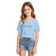 thumbnail image 4 of Gaexia Holiday Ready Girls Solid Off Shoulder CasualTop For Everyday Wear With Soft BreathableFabric, 4 of 4