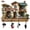 Multicolor Flowers, variant on RUINIXCW Rustic Key Holder for Wall, 2D Flat Farmhouse Wall Shelf with 4 Hooks, Wall Mounted Key Racks, Wooden Hanging Rack Organizer with Hooks for Entryway Door Easy Install