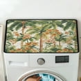thumbnail image 5 of ZIATUBLES Daisy Butterfly Wood Grain Washing Machine Dust Cover Mat Versatile Washer Dryer Top Protector Cover Pad for Laundry Room Absorbent Heat-Resistant Kitchen Mat, 24 x 19.7 Inch, 5 of 7