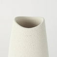 thumbnail image 5 of Blush Two Tone Organic Crackle Glaze Ceramic Vase, 5 of 7
