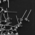 thumbnail image 3 of Componentes de pendientes de poste de metal sólido Fornituras de joyería (200/300/400/500 piezas) Fornituras de joyería para mujer y mujer 400pcs Cup Salvador Stud Back Hallazgos, 3 of 10