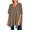 Coffee, variant on Women's V-Neck Loose Fit Pullover Sweater, Soft Batwing Sleeve Top with Asymmetrical Hem, Casual Fall Fashion 2025, Comfortable Knitwear for Daily Wear and Going Out Coffee L