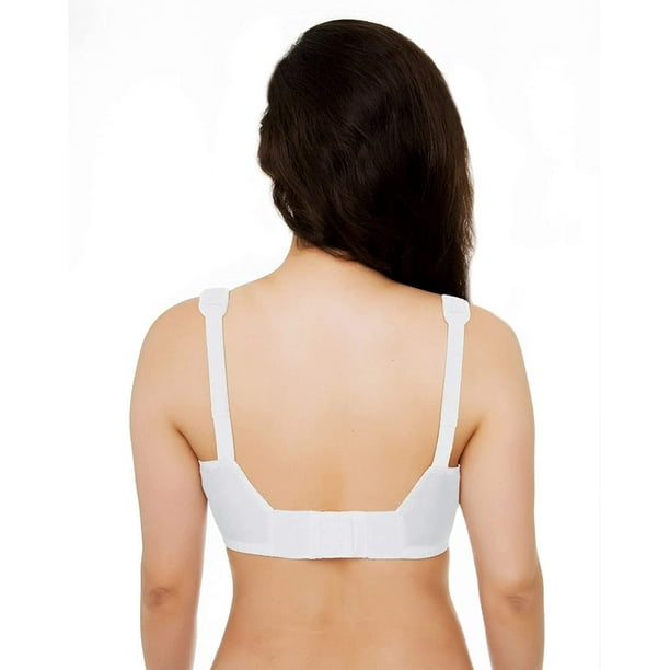 Women's Exquisite Form 5107565 Front Close Lace Longline Posture Bra (Black  36B) 
