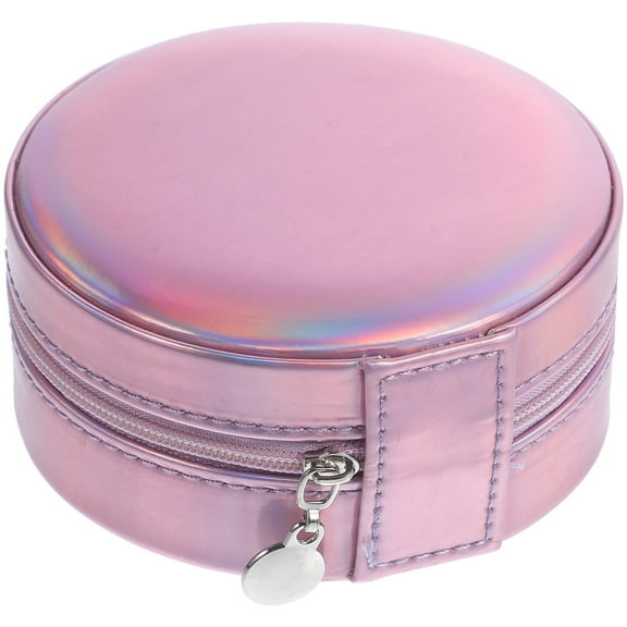 WHAMVOX  Leather Earring Holder Household Jewelry Organizer Small Large Boxes Man Purple