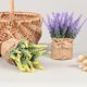 thumbnail image 5 of Planta artificial en maceta, cuerda de cáñamo, bolsa, flor falsa, bonsái, pequeña lavanda, decoración, regalo, planta artificial en maceta, 5 of 5