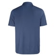 thumbnail image 3 of Men's Cutter & Buck Navy New York Yankees Forge Eco Fine Line Stripe Polo, 3 of 3