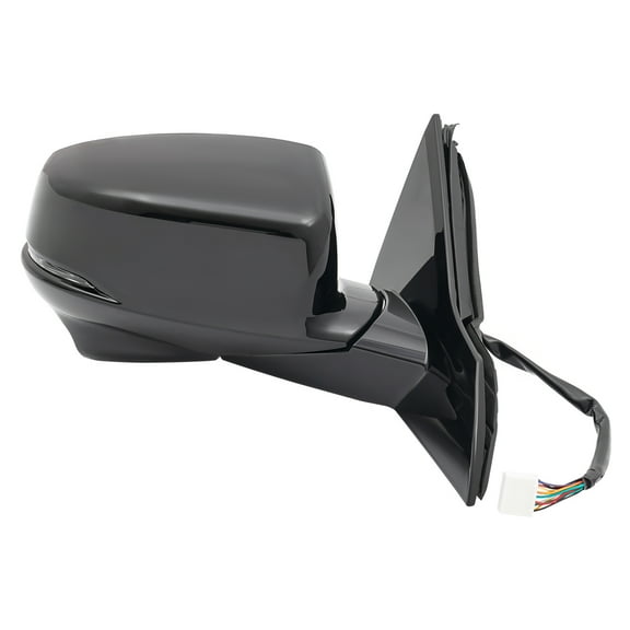 OEM Rearview Mirror for Honda Accord 2013-2016, Power Lenses, Heated, with Turn Signals, Camera, Direct Replacement, Black