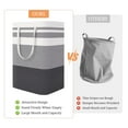 thumbnail image 3 of UPMORE 2-Pack 75L Laundry Hamper Large Collapsible Laundry Baskets, Freestanding Waterproof Clothes Hamper with Easy Carry Handles in Laundry Room Bedroom Bathroom College Dorm Toy Storage, 3 of 7