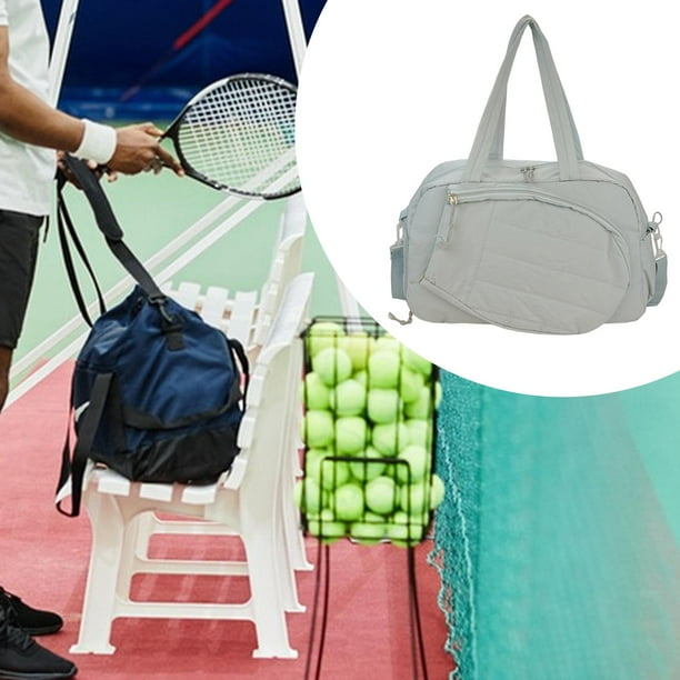 Bolsa de tenis, bolsa para raquetas de tenis, bolsa de gran capacidad para llevar de noche y de fin de semana, bolsa de bádminton Azul