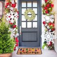 thumbnail image 3 of Christmas Decor Christmas Doormats Blanket Welcome Home Front Door Decorations Santa Xmas Decor Door Mat, 3 of 3