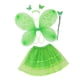 thumbnail image 4 of Disfraz de hada Salvador para niñas ala de mariposa verde 4 unids/set, 4 of 10