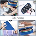 thumbnail image 5 of Goofa Lilies Flowers Pattern Big Capacity Pencil Pen Case Office College Large Storage High Capacity Bag Pouch Holder Box Organizer, 5 of 9