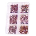 thumbnail image 2 of FcBaudy Press on Nails, False nail, Gifts for Women New Champagne 6 Nail Jewelry With Diamond Nail Nail Flat Mixed Color Point drill, 2 of 2