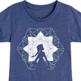 thumbnail image 3 of Disney Frozen 2 - Elsa Snowflake - Toddler & Youth Girls Short Sleeve Graphic T-Shirt, 3 of 5