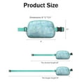 thumbnail image 4 of Seaside Anchor Fanny Pack – Marine-Themed Waist Bag with Coral, Seashells, and Starfish Design – Waterproof Lightweight Belt Bag for Travel and Beach Walks, 4 of 4